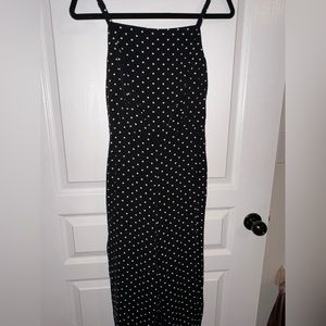 Black polka dot Old Navy jumpsuit